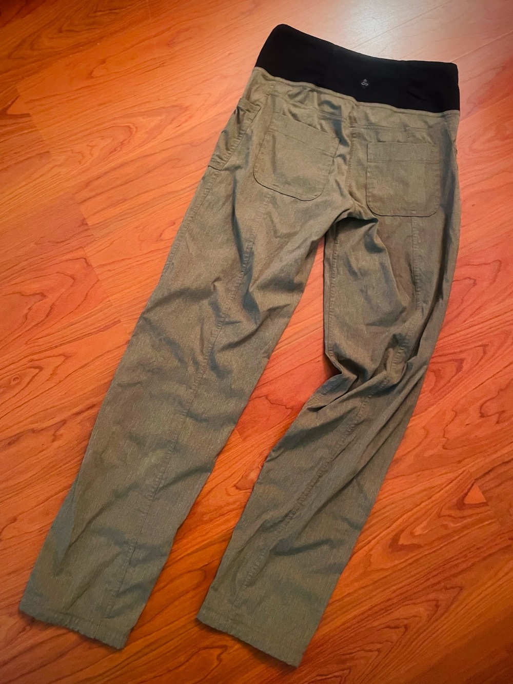 prAna Summit Hybrid Joggers Women’s Straight Leg Hike Pants Mossy Green XS - Picture 5 of 12